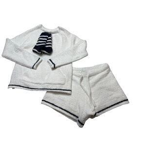 Barefoot Dreams CozyChic Knit Lounge Set SZ Med